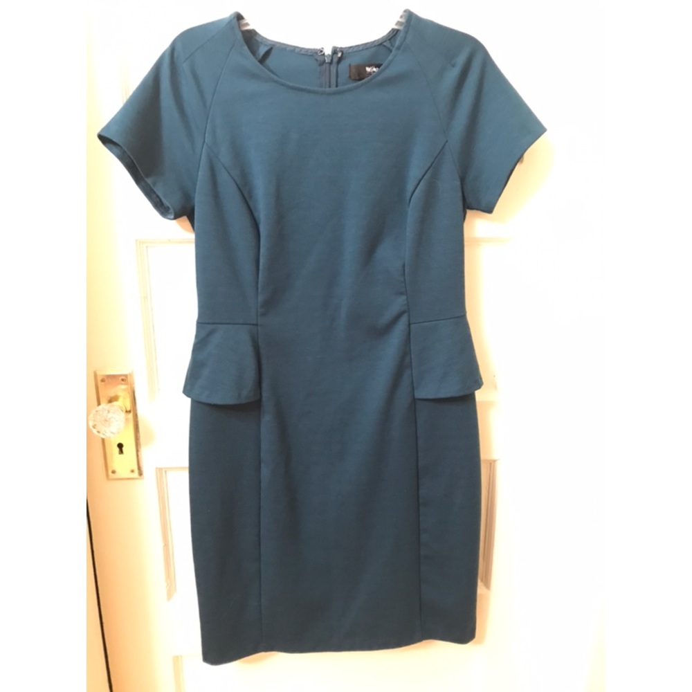 Dark Green Peplum Dress